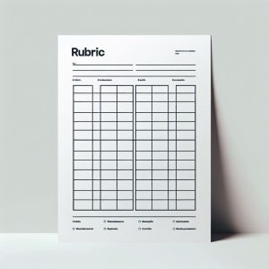 Image of a rubric